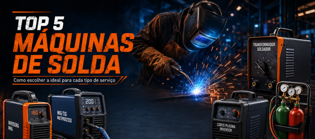 Top 5 maquinas de solda mais vendidas: como escolher a ideal