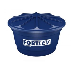 Caixa d’Água Polietileno com Tampa Azul 2000L Fortlev