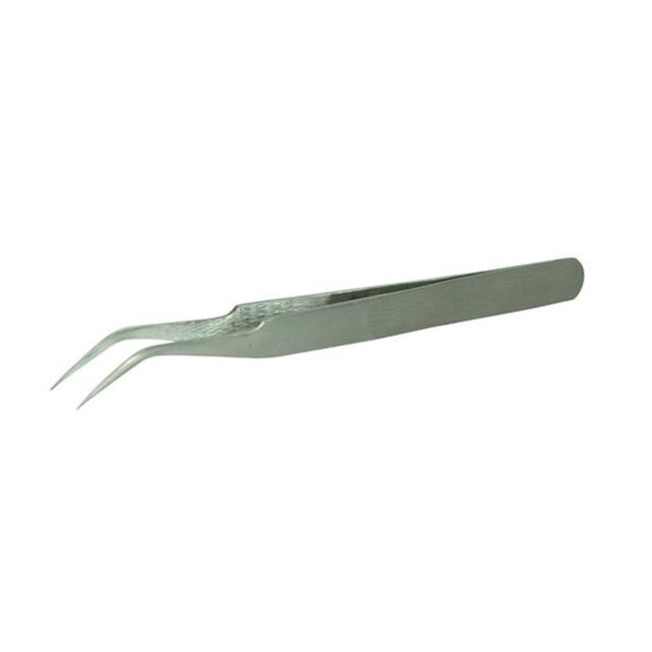 Pinça Ponta Curva de Aço Inox Anti Magnético HK-15 120mm Hikari