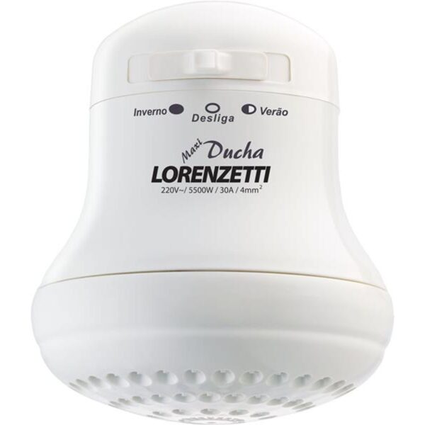 Ducha Maxiducha 3 Temperaturas Branca 127V 5500W Lorenzetti
