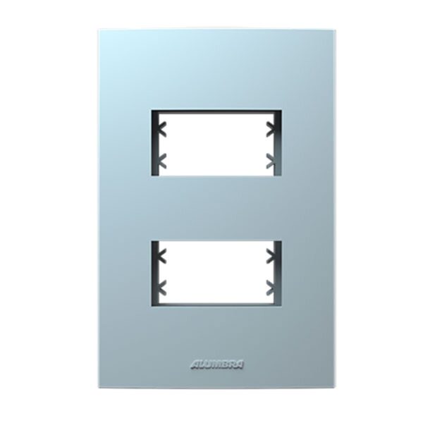 Placa 2 Postos 4×2 com Suporte Inovapro Alumbra