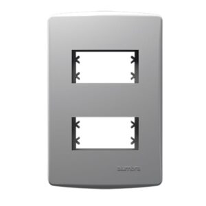 Placa 2 Postos 4×2 com Suporte Biancopro Alumbra