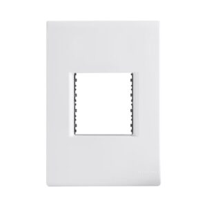 Placa 2 Postos Adjacentes 4×2 com Suporte Liz Tramontina