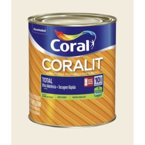 Esmalte Premium Base Água Acetinado Coralit 0,9L Coral