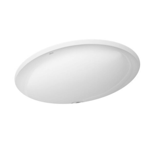 Cuba de Embutir Louça Oval  L37-17 Branca 48,5×37,5cm Deca