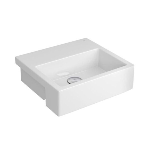 Cuba de Semi-Encaixe Louça Retangular L-733-17 Branca 36,5×33,5cm Deca
