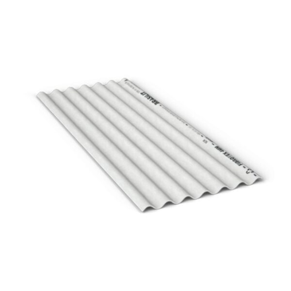 Telha Ondulada Fibrocimento Hidrofugada Cinza 6mm 1,83×1,1m Brasilit
