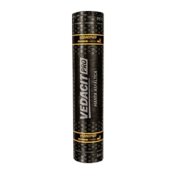 Manta Asfáltica Alumínio Glass Tipo II VPro 3mm 10m Vedacit