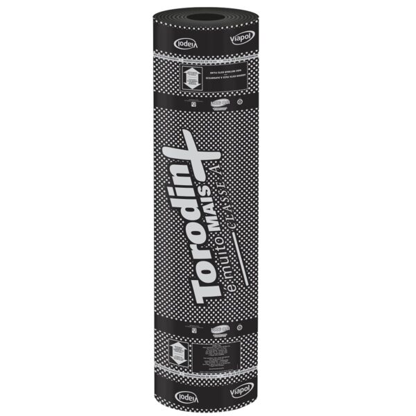 Manta Asfáltica Poliéster Tipo III Torodin 3mm 10m Viapol