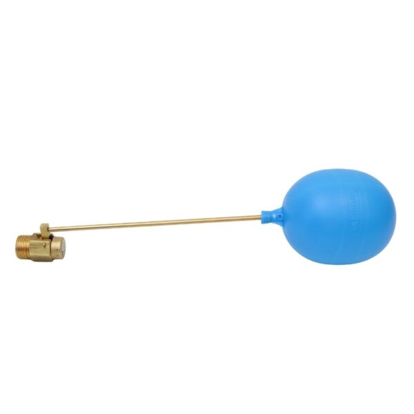 Torneira Boia Metálica com Balão Plástico Branco 1″ Garden