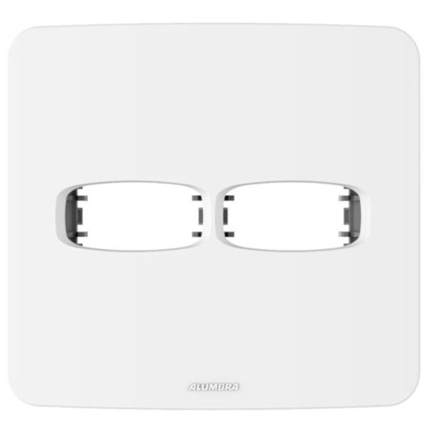 Placa 2 Postos Separados 4×4 com Suporte Gracia Alumbra