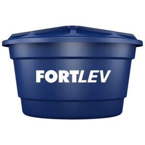 Caixa d’Água Polietileno com Tampa Azul 1000L Fortlev