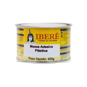 Massa Adesiva Plástica Cinza 400g Ibere