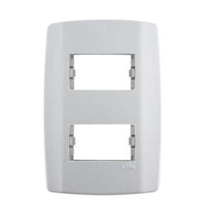 Placa 2 Postos Separados 4×2 com Suporte Slim Ilumi