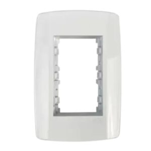 Placa 3 Postos 4×2 com Suporte Slim Ilumi