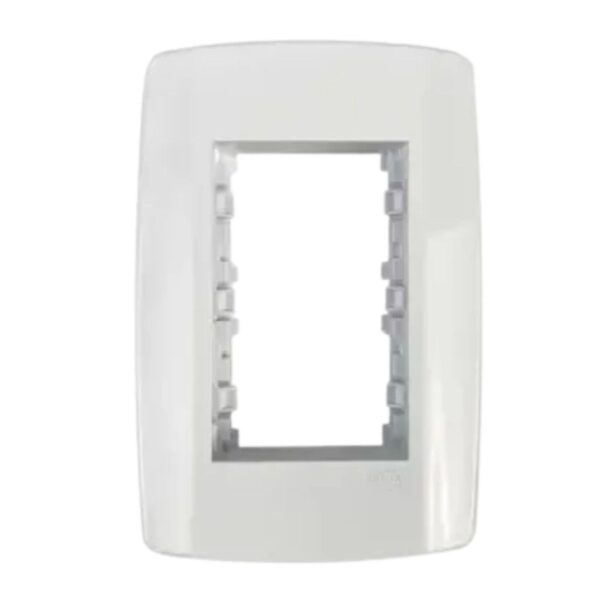 Placa 3 Postos 4×2 com Suporte Slim Ilumi