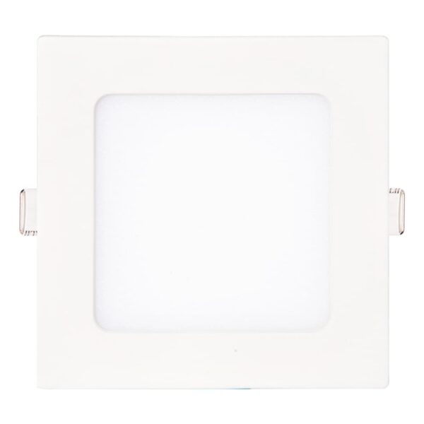 Painel LED de Embutir Quadrado Slim Luz Amarela Bivolt Kian
