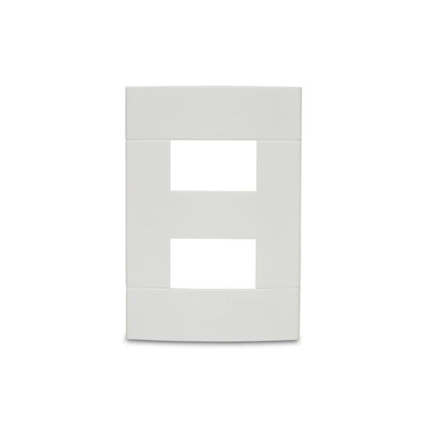 Placa 2 Postos 4×2 sem Suporte Lunare Schneider