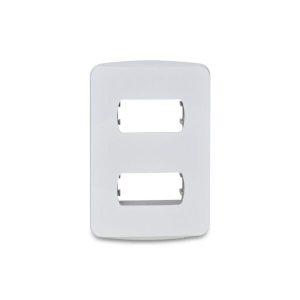 Placa 2 Postos 4×2 com Suporte Miluz Schneider
