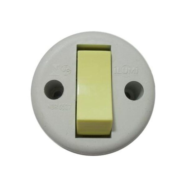 Conjunto Interruptor Simples Redondo Ilumi
