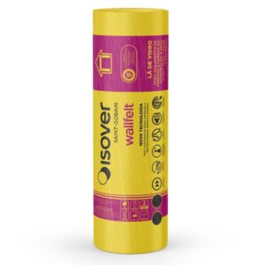 Rolo Lã de Vidro Wallfelt 4+ Pop 50mm 1,2×12,5m Isover