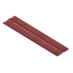Cumeeira Fibra Vegetal Vermelha 2×0,48m Onduline