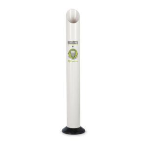 Lixeira para Copo Água Clean Executiva Branca