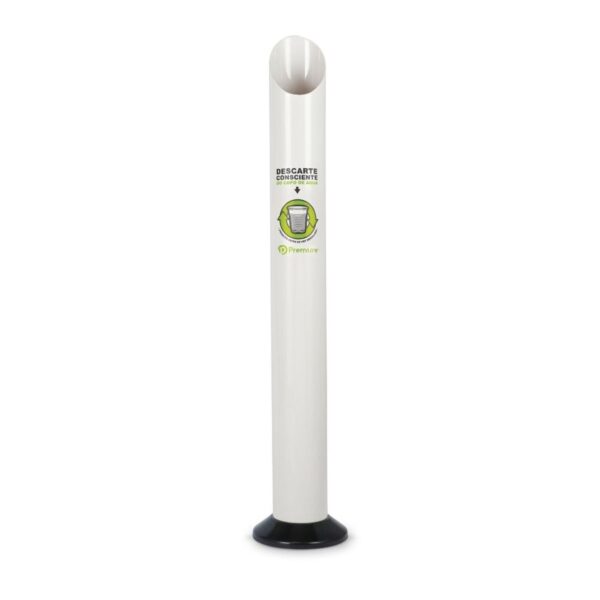 Lixeira para Copo Água Clean Executiva Branca