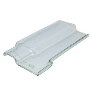 Telha Romana de Vidro Texturizada Transparente 40×21,5cm Ibravir