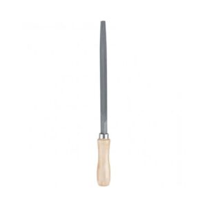 Lima Triangular 8″ com Cabo de Madeira 20cm MTX
