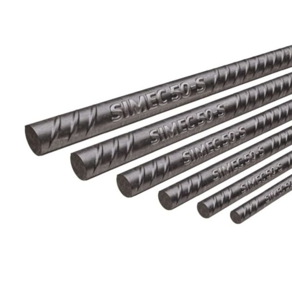 Vergalhão Aço Nervurado CA-50 12,5mm 1/2″ Barra 12m Simec