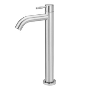 Torneira para Banheiro Mesa 1/4V Bica Alta Cromado Steel 9505