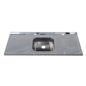 Pia para Cozinha Aço Inox 430 120x52cm Fabrinox
