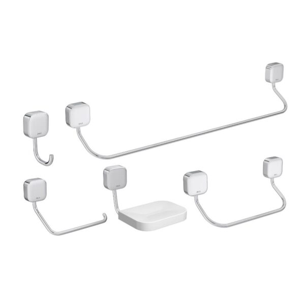 Kit Acessórios para Fixar Inox Pix com 5 peças Cromado