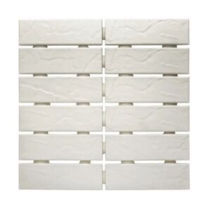 Revestimento Casa Blanca Bold Acetinado Branco 5x15cm 1,42m2