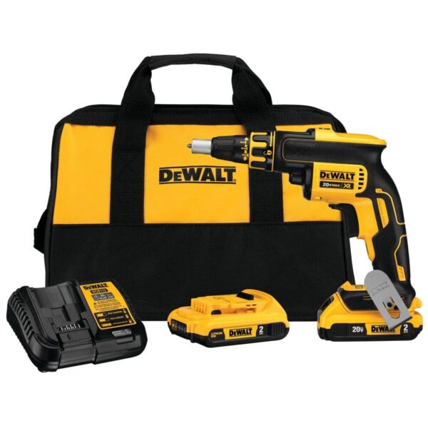 Parafusadeira Drywall 1/4″ 20V à Bateria DCF620D2 Brushlles