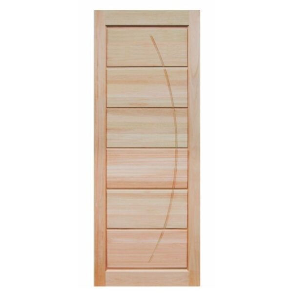 Folha de Porta Maciça Eucalipto com Friso C BB020 Reck