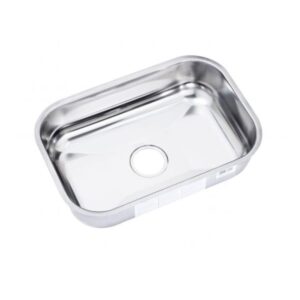 Cuba de Embutir Retangular Aço Inox Alto Brilho 1F Fabrinox
