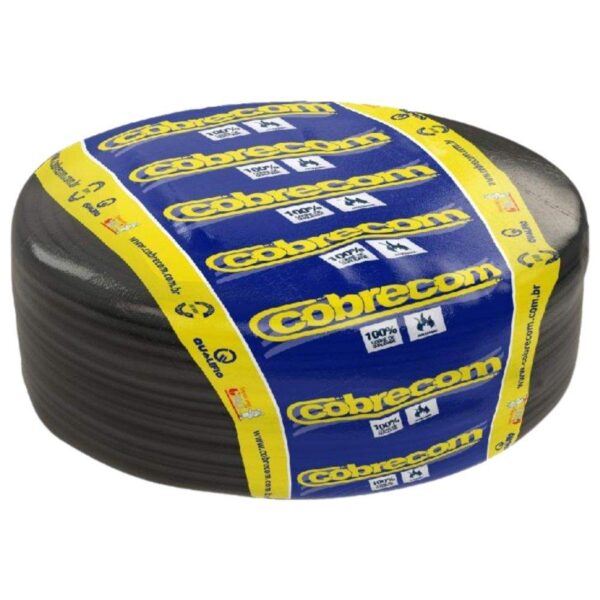 Cabo Flexível 10mm² 750V 100 Metros Cobrecom