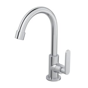 Torneira para Banheiro Mesa 1/4V Bica Média Cromado Flex Plus DN15