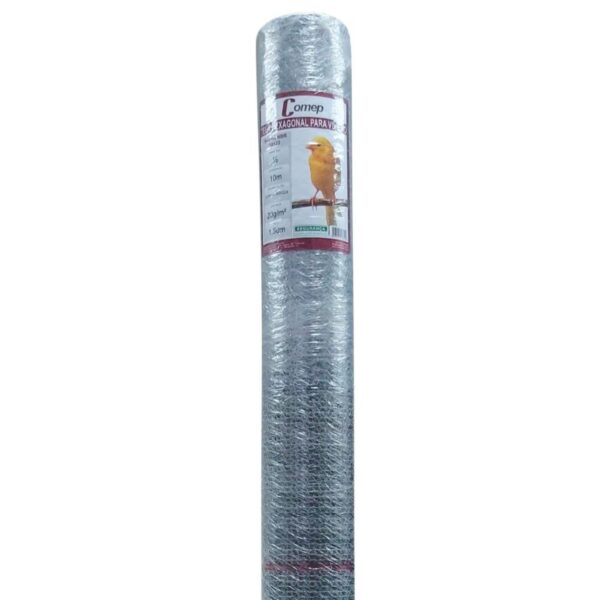 Tela Hexagonal Viveiro Aço Galvanizado 1/2″ 24BWG Comep