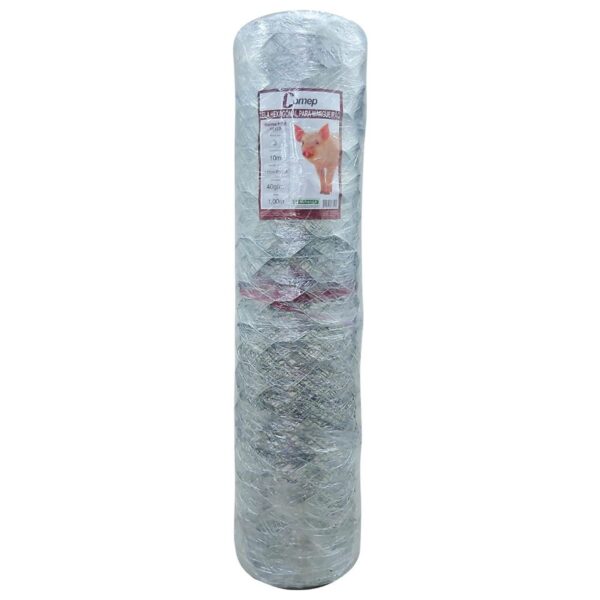 Tela Hexagonal Mangueirão Aço Galvanizado 3″ 16BWG Comep