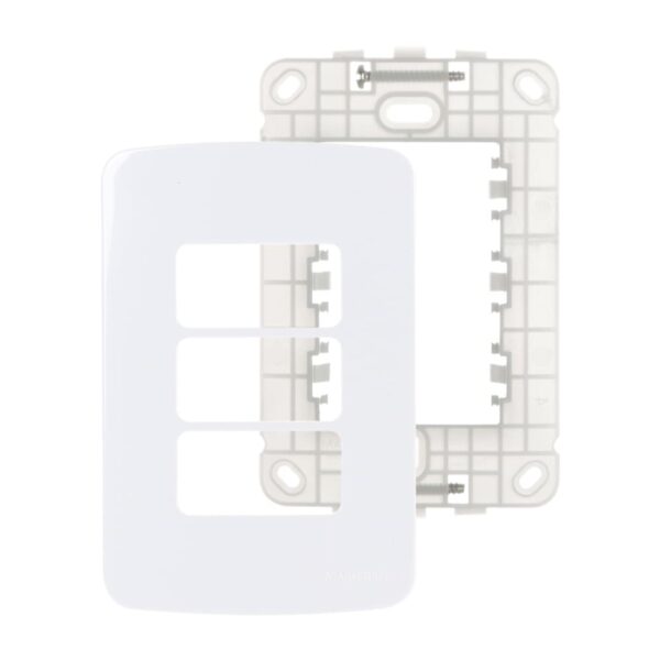 Placa 3 Postos 4×2 com Suporte B3 Margirius