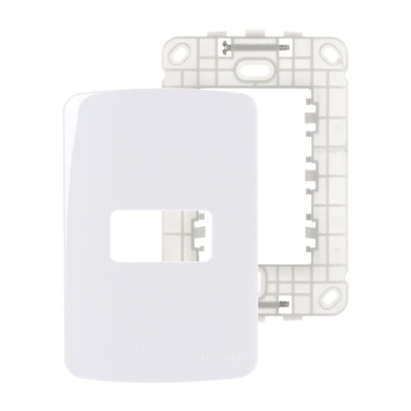Placa 1 Posto 4×2 com Suporte B3 Margirius