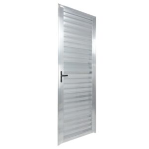 Porta Palheta com Ventilação Alumínio Brilhante 210x90cm Proex