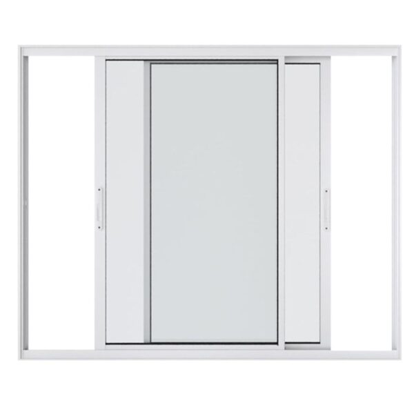 Janela de Correr 2 Folhas sem Grade Alumínio Branco Premium Proex