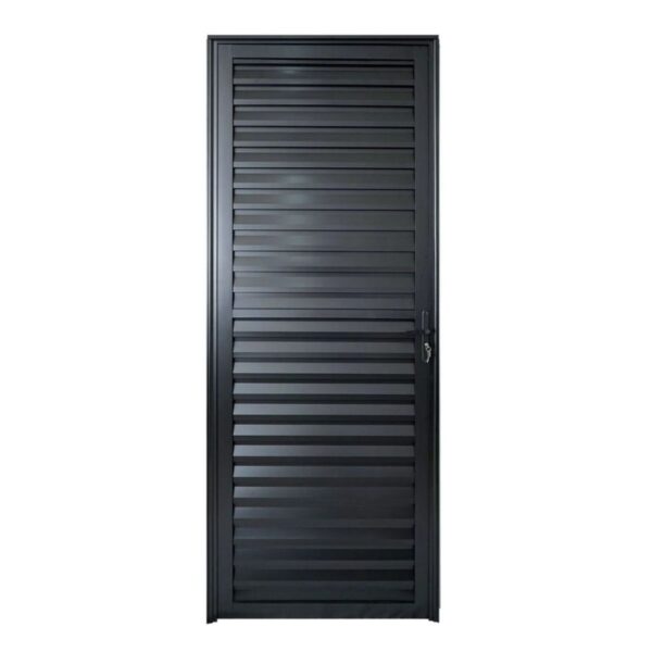 Porta Palheta Alumínio Preto 210x80cm Lux