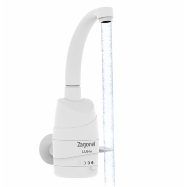 Torneira Elétrica Luna de Parede Branca 220V 5500W Zagonel