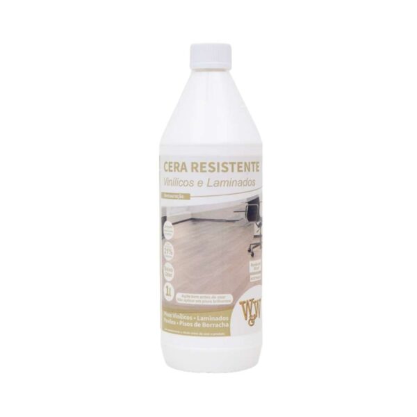 Cera Restauradora para Piso Laminado e Vinílico Acetinado 1L W&W