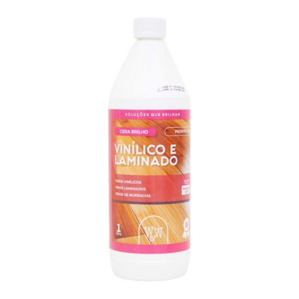 Cera Restauradora para Piso Laminado e Vinílico Brilhante 1L W&W